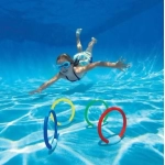 4Pcs Children's Pool Toys Underwater Diving Circle Competition Toys Summer Fun Swimming Accessories