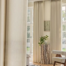 Sun Protection Living Room Drape Bedroom Blackout Curtains Home Balcony Floor-to-ceiling Window Drapes Study Soundproof Curtain